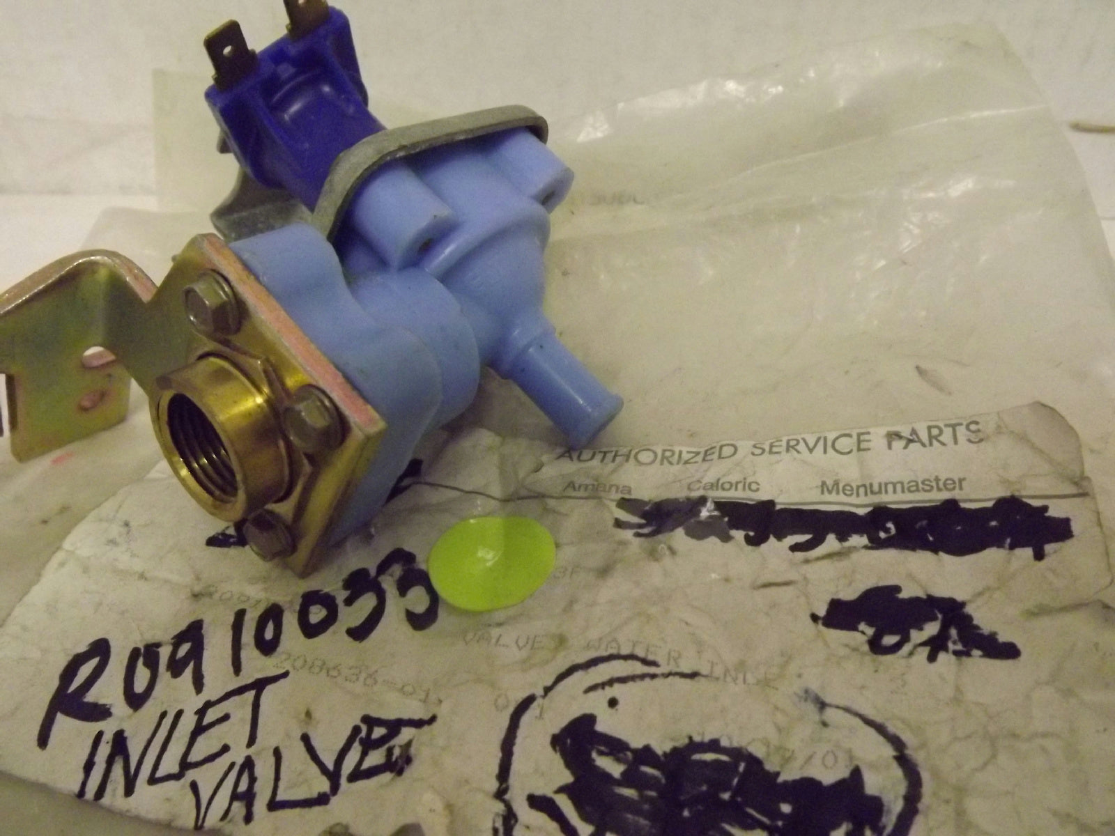 AMANA MAGIC CHEF DISHWASHER R0910033 WATER INLET VALVE NEW AMANA MAGIC CHEF DISHWASHER R0910033 WATER INLET VALVE NEW